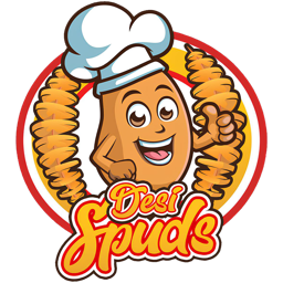 Desi Spuds logo.